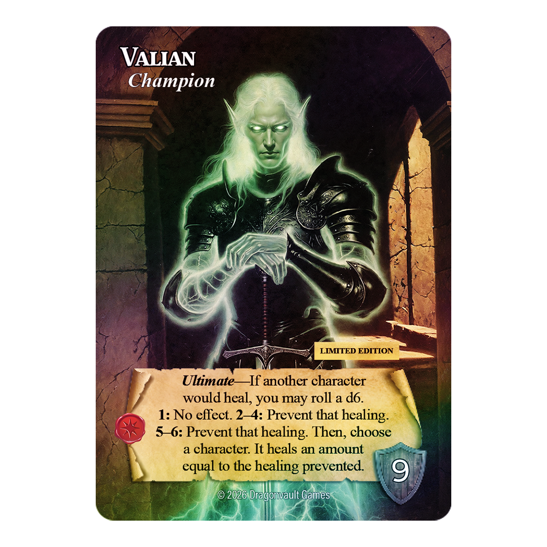 FOIL Valian - Limited to 100 (Pre-Order)