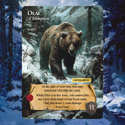 *FOIL* Olaf [Double-Sided Limited Edition Champion]